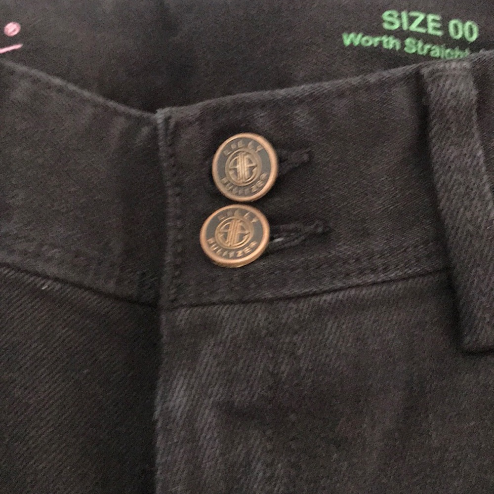 NWT Lilly Pulitzer Black Worth Straight Jean - Picture 4 of 5